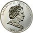 Cook Islands 5 Dollars Penguin 2008 Proof KM# 617 ELIZABETH II COOK ISLANDS 5 DOLLARS coin obverse