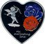 Cook Islands 5 Dollars Everlasting Love 2008 Proof KM# 615 2008 MY EVERLASTING LOVE coin reverse