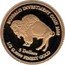 Cook Islands 5 Dollars Elizabeth II Buffalo 2008 Proof KM# 1207 BUFFALO INVESTMENT COIN 2008 5 DOLLARS 1/2 G.9999 FINEST GOLD coin reverse