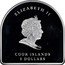 Cook Islands 5 Dollars Santiago de Compostela 2009 Proof KM# 645 ELIZABETH II COOK ISLANDS 5 DOLLARS coin obverse