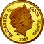 Cook Islands 5 Dollars Artemis 2009 Proof KM# 1523 ELIZABETH II COOK ISLANDS IRB 2009 coin obverse