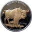 Cook Islands 5 Dollars European Buffalo 2009 Proof KM# 1330 EUROPEAN BUFFALO BISON BONASUS 2009 1 OZ FINE SILVER .999 coin reverse
