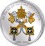 Cook Islands 5 Dollars 80 Years Vatican State 2009 Proof KM# 640 80 YEARS OF VATICAN CITY STATE 1929 2009 coin reverse