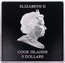 Cook Islands 5 Dollars Apostel Petrus 2008 Proof KM# 604 ELIZABETH II COOK ISLANDS 5 DOLLARS coin obverse