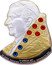 Cook Islands 5 Dollars Pope Benedict XVI 80th Birthday 2007 Proof KM# 574 16 APRILIS 2007 IN DIEM NATALEM OCTOGESIMUM BENEDICTI XVI coin reverse