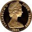 Cook Islands Fifty Dollars 100th Anniv. of the Birth of Winston Churchill 1974 Proof KM# 11a ELIZABETH II COOK ISLANDS 1974 coin obverse