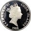 Cook Islands 50 Dollars Spanish Conquistador Hernan Cortes 1988 FM (P) Proof KM# 101 QUEEN ELIZABETH II COOK ISLANDS RDM 1988 coin obverse