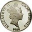 Cook Islands 50 Dollars Italian explorer Christopher Columbus 1988 FM (P) Proof KM# 67 ELIZABETH II COOK ISLANDS RDM 1988 coin obverse