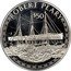 Cook Islands 50 Dollars American explorer Robert Peary 1988 FM (P) Proof KM# 109 ROBERT PEARY $50 FM coin reverse