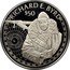 Cook Islands 50 Dollars American polar explorer Richard Evelyn Byrd 1988 FM (P) Proof KM# 111 RICHARD E. BYRD $50 FM coin reverse