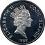 Cook Islands 50 Dollars 500th Anniversary of the Discovery of America. Christopher Columbus 1989 Proof KM# 46 ELIZABETH II COOK ISLANDS RDM 1989 coin obverse