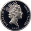 Cook Islands 50 Dollars European Bison 1990 PM Proof KM# 205 ELIZABETH II COOK ISLANDS RDM PM 1990 coin obverse