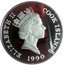 Cook Islands 50 Dollars Cougars 1990 PM Proof KM# 208 ELIZABETH II COOK ISLANDS RDM 1990 coin obverse