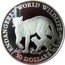 Cook Islands 50 Dollars Cougars 1990 PM Proof KM# 208 ENDANGERED WORLD WILDLIFE 50 DOLLARS coin reverse