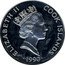 Cook Islands 50 Dollars Inca Prince 1990 Proof KM# 184 ELIZABETH II COOK ISLANDS 1990 RDM coin obverse