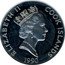 Cook Islands 50 Dollars Venezuelan military and political leader Simon Bolivar 1990 Proof KM# 135 ELIZABETH II COOK ISLANDS 1990 coin obverse