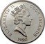 Cook Islands 50 Dollars Breton explorer Jacques Cartier 1990 Proof KM# 43 ELIZABETH II COOK ISLANDS RDM 1990 coin obverse