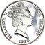 Cook Islands 50 Dollars Elizabeth II Koala and Cub 1990 Proof KM# 57 ELIZABETH II COOK ISLANDS RDM PM 1990 coin obverse