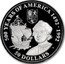 Cook Islands 50 Dollars Italian explorer Columbus 1990 Proof KM# 182 500 YEARS OF AMERICA 1492-1992 50 DOLLARS coin reverse