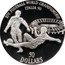 Cook Islands 50 Dollars 14th World Championship football 1990 Italy 1990 Proof KM# 265 XIV FOOTBALL WORLD CHAMPIONSHIP ITALIA 90 50 DOLLARS coin reverse