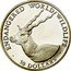 Cook Islands 50 Dollars Elizabeth II Blackbuck 1990 Proof KM# 115 ENDANGERED WORLD WILDLIFE 50 DOLLARS coin reverse