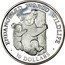 Cook Islands 50 Dollars Elizabeth II Koala and Cub 1990 Proof KM# 57 ENDANGERED WORLD WILDLIFE 50 DOLLARS coin reverse