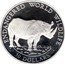 Cook Islands 50 Dollars Black Rhinoceros 1990 Proof KM# 55 ENDANGERED WORLD WILDLIFE 50 DOLLARS coin reverse