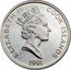 Cook Islands 50 Dollars First U.S. Transcontinental Railroad 1991 Proof KM# 195 ELIZABETH II COOK ISLANDS RDM 1991 coin obverse
