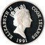 Cook Islands 50 Dollars Cougars 1991 Proof KM# 125 ELIZABETH II COOK ISLANDS RDM 1991 coin obverse