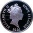 Cook Islands 50 Dollars European Otter 1991 Proof KM# 118 ELIZABETH II COOK ISLANDS RDM 1991 coin obverse