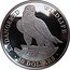 Cook Islands 50 Dollars Elizabeth II Peregrine Falcon 1991 Proof KM# 119 ENDANGERED WILDLIFE 50 DOLLARS coin reverse