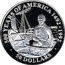 Cook Islands 50 Dollars Robert Fulton 1991 Proof KM# 194 500 YEARS OF AMERICA 1492-1992 50 DOLLARS coin reverse