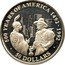 Cook Islands 50 Dollars Peter Minuit - Purchase of Manhattan Island 1991 Proof KM# 191 500 YEARS OF AMERICA 1492 - 1992 50 DOLLARS coin reverse
