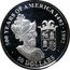 Cook Islands 50 Dollars Spanish conquistador Francisco Pizarro 1991 Proof KM# 189 500 YEARS OF AMERICA 1492-1992 50 DOLLARS coin reverse