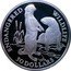 Cook Islands 50 Dollars European Otter 1991 Proof KM# 118 ENDANGERED WILDLIFE 50 DOLLARS coin reverse