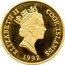 Cook Islands 50 Dollars Endangered Wildlife. Elephant 1992 Proof KM# 131 ELIZABETH II COOK ISLANDS 1992 RDM coin obverse