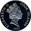 Cook Islands 50 Dollars Italian explorer Giovanni da Verrazano 1992 Proof KM# 183 ELIZABETH II COOK ISLANDS 1992 RDM coin obverse