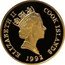 Cook Islands 50 Dollars Elizabeth II FIFA World Cup 94 1992 Proof KM# 822 ELIZABETH II COOK ISLANDS RDM 1992 coin obverse