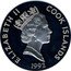 Cook Islands 50 Dollars Europan discovery of the Grand Canyo 1992 Proof KM# 114 ELIZABETH II COOK ISLANDS RDM 1992 coin obverse