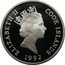 Cook Islands 50 Dollars Szechuan Takin 1992 Proof KM# 261 ELIZABETH II COOK ISLANDS RDM 1992 coin obverse