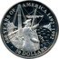 Cook Islands 50 Dollars Danish explorer Vitus Bering in Russian service 1992 Proof KM# 143 500 YEARS OF AMERICA 1492-1992 50 DOLLARS coin reverse