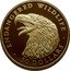 Cook Islands 50 Dollars Eagle 1992 Proof KM# 129 ENDANGERED WILDLIFE 50 DOLLARS coin reverse