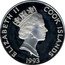 Cook Islands 50 Dollars Spanish explorers Pinzon Brothers 1993 Proof KM# 164 ELIZABETH II COOK ISLANDS 1993 coin obverse