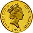 Cook Islands 50 Dollars XXVI Summer Olympic Games 1996 Atlanta. Gymnastics 1993 Proof KM# 180 ELIZABETH II COOK ISLANDS RDM 1993 coin obverse