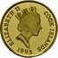 Cook Islands 50 Dollars Elizabeth II Captain James Cook 1993 Proof KM# 177 ELIZABETH II COOK ISLANDS RDM 1993 coin obverse