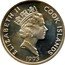 Cook Islands 50 Dollars Gold Rush 1993 Proof KM# 168 ELIZABETH II COOK ISLANDS 1993 coin obverse