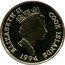 Cook Islands 50 Dollars Przewalski's Horse 1994 Proof KM# 247 ELIZABETH II COOK ISLANDS 1994 RDM coin obverse