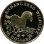 Cook Islands 50 Dollars Przewalski's Horse 1994 Proof KM# 247 ENDANGERED WILDLIFE 50 DOLLARS coin reverse
