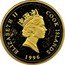 Cook Islands 50 Dollars Elizabeth II Mickey Mouse 1996 Proof KM# 299 ELIZABETH II COOK ISLANDS 1996 coin obverse