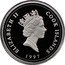 Cook Islands 50 Dollars Love Angel 1997 Proof KM# 460 ELIZABETH II COOK ISLANDS RDM 1997 coin obverse